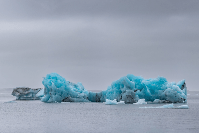Photo d'iceberg au Jökulsárlón avec passe-partout