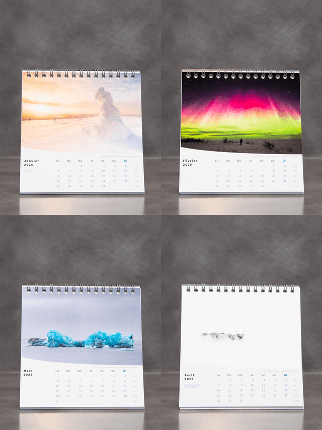 Calendrier chevalet 2025