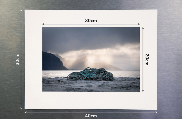 Photo "Haukland beach" avec passe-partout