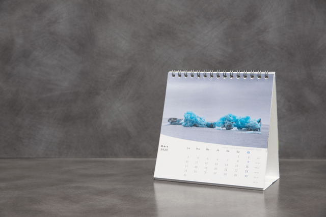 Calendrier chevalet 2025