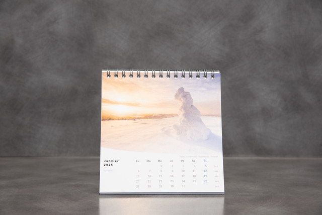 Calendrier chevalet 2025
