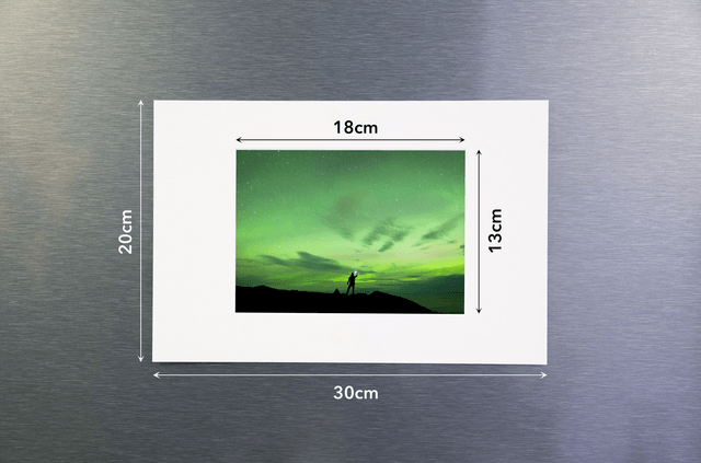 Photo "Contre-jour" avec passe-partout